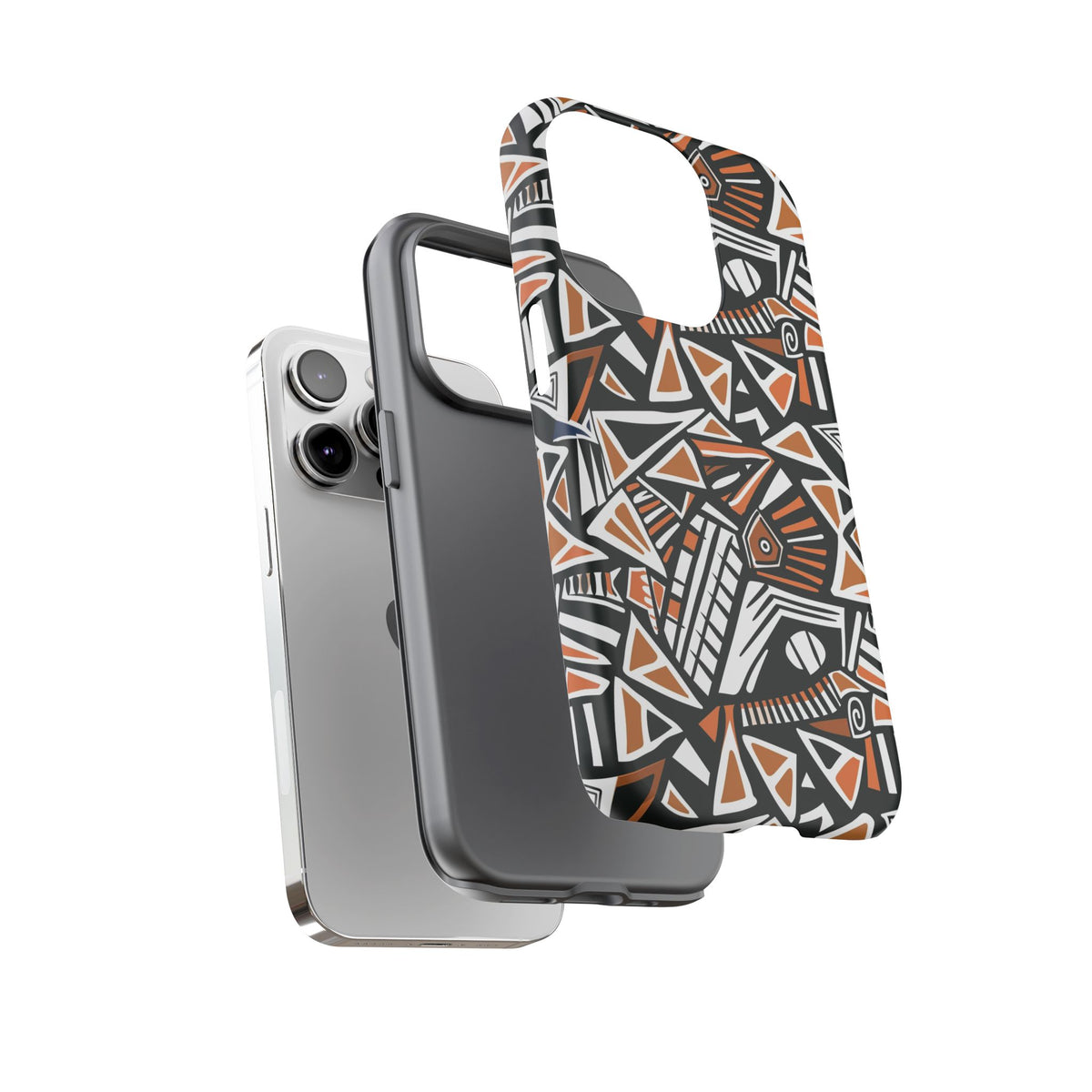 Stylish African Pattern Phone Case – Unique and Vibrant Protection 205