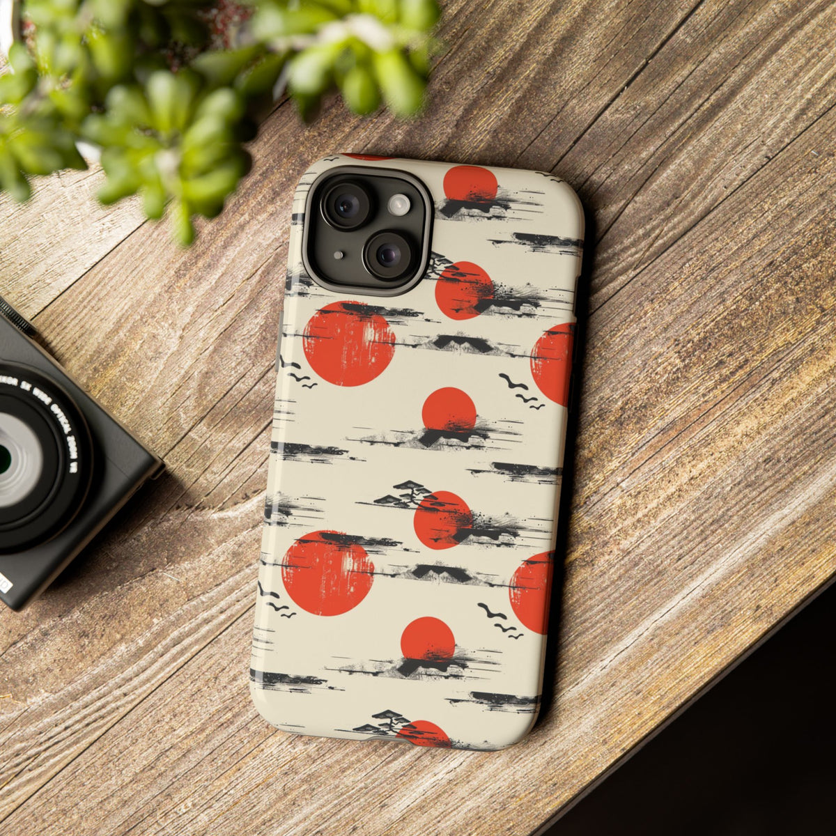 Japanese Pattern Phone Case – Elegant & Timeless Design for Your Phone 077