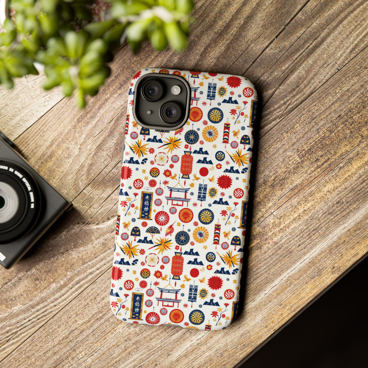 Japanese Pattern Phone Case – Elegant & Timeless Design for Your Phone 118