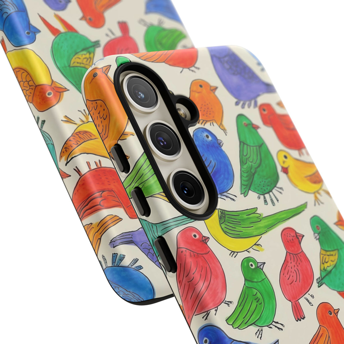 Birds Seamless Pattern Phone Case – Elegant and Timeless Avian Design 2