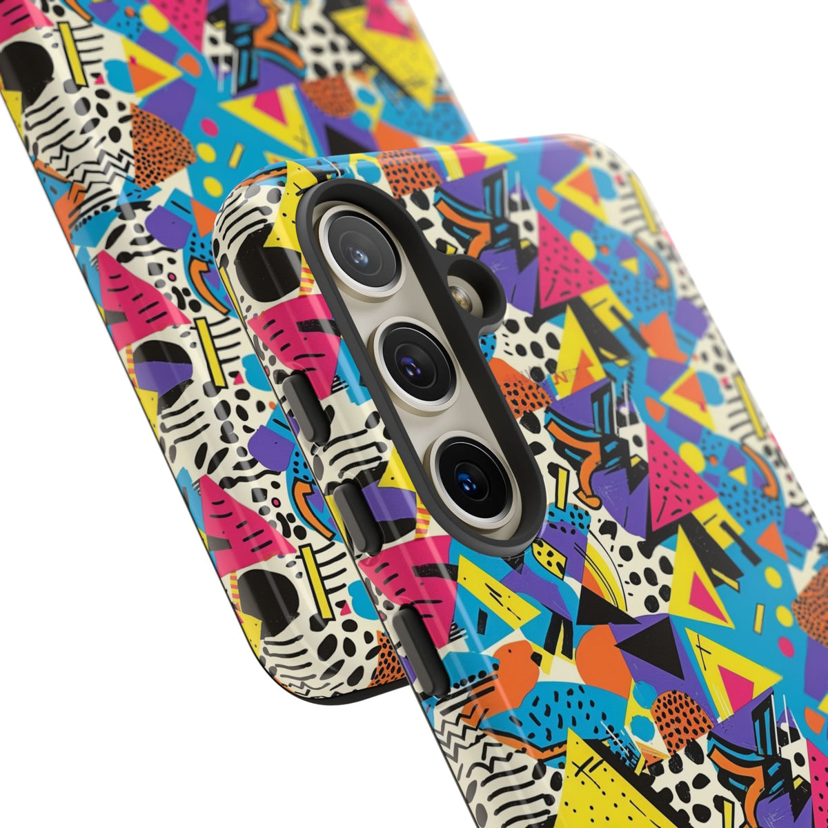 90s Themed Seamless Pattern Phone Case – Embrace Retro Style and Protection 231