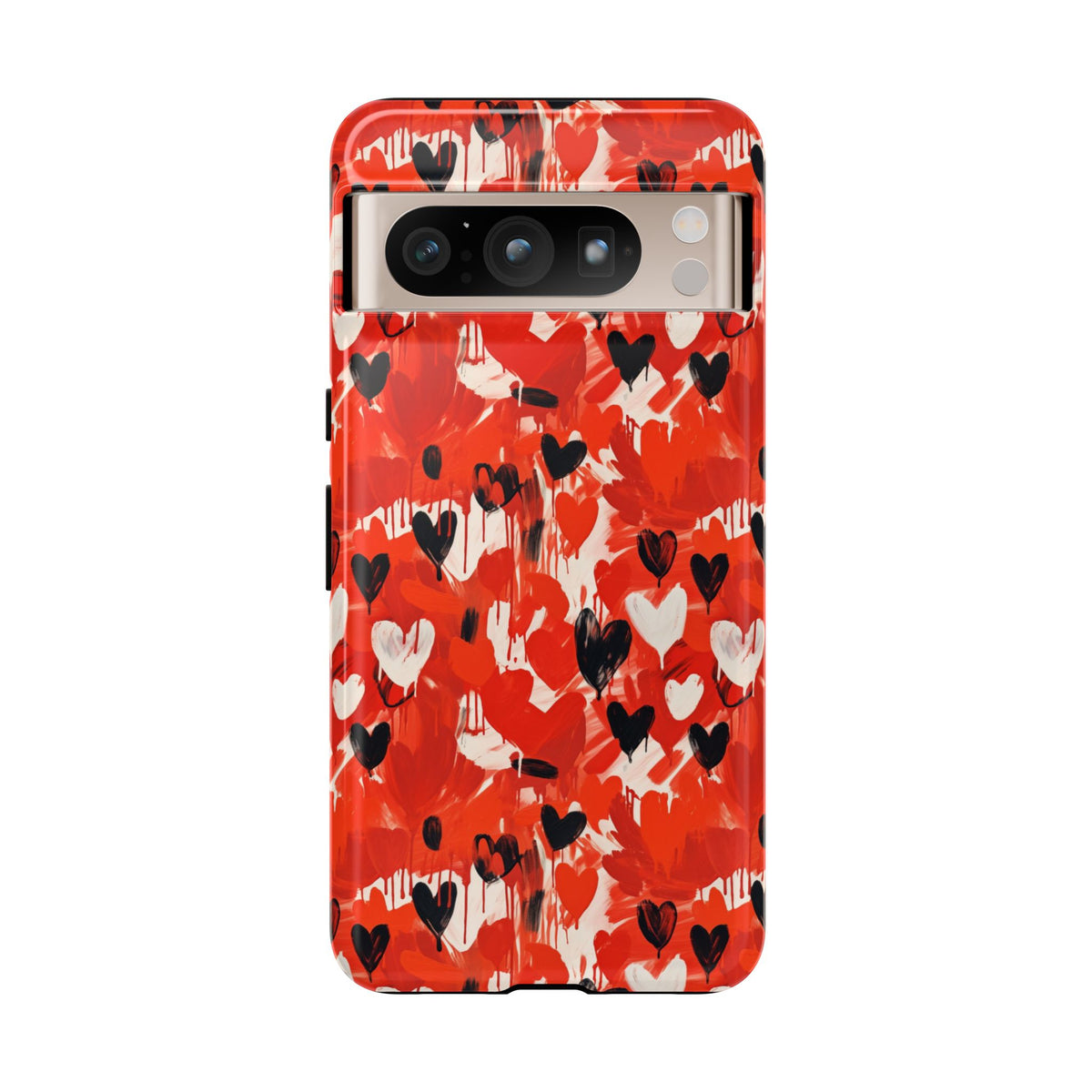 Heart Pattern Phone Case – Stylish & Loving Design for Your Device 355