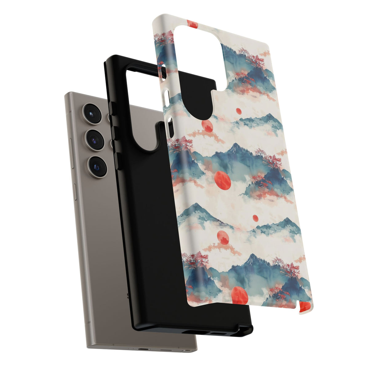 Japanese Pattern Phone Case – Elegant & Timeless Design for Your Phone 477