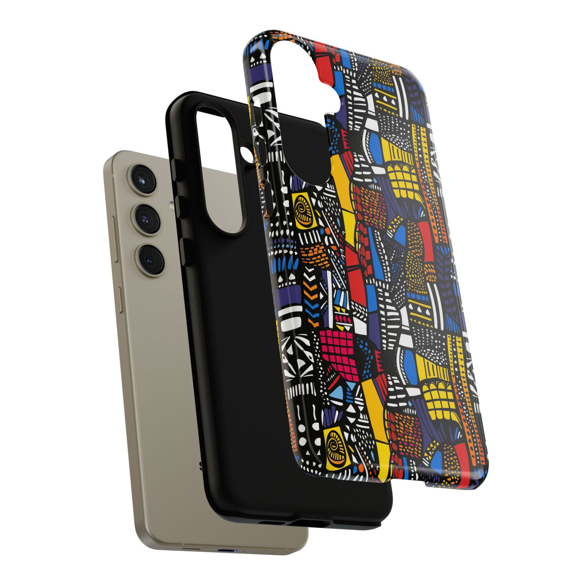 Stylish African Pattern Phone Case – Unique and Vibrant Protection 201