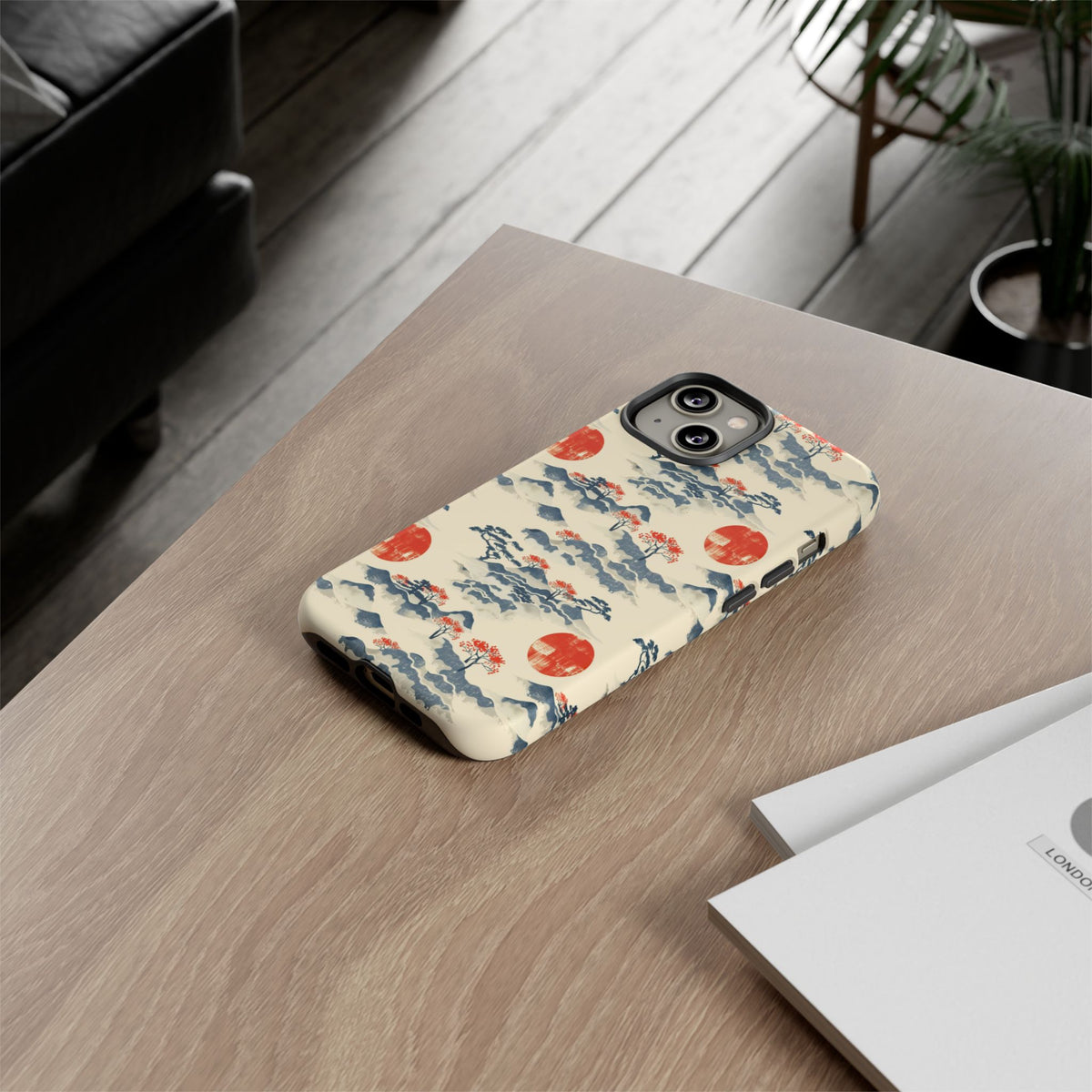 Japanese Pattern Phone Case – Elegant & Timeless Design for Your Phone 085