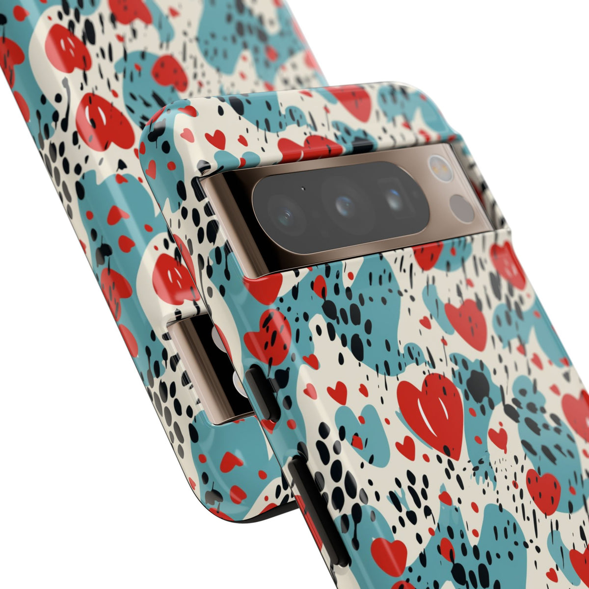 Heart Pattern Phone Case – Stylish & Loving Design for Your Device 822