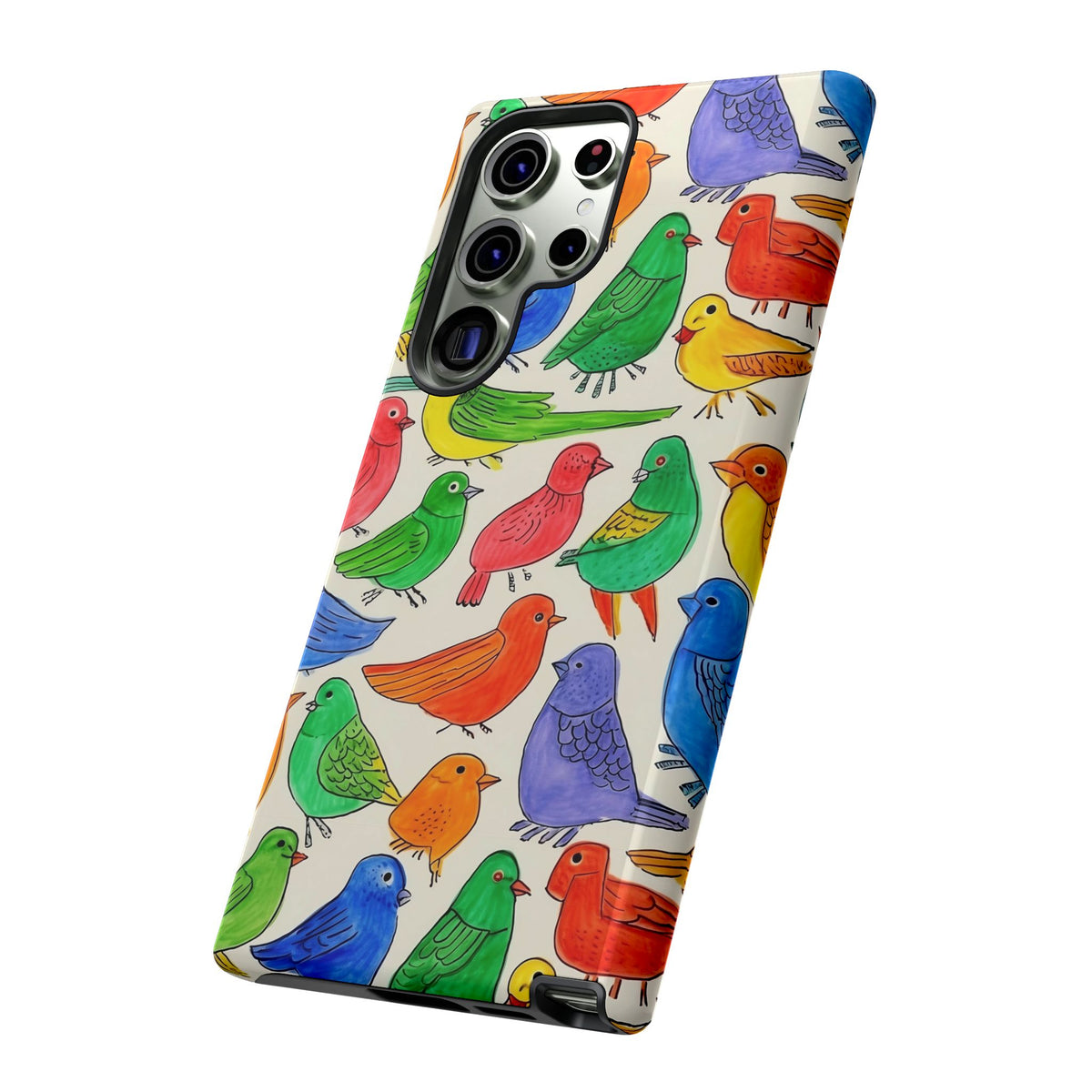 Birds Seamless Pattern Phone Case – Elegant and Timeless Avian Design 2