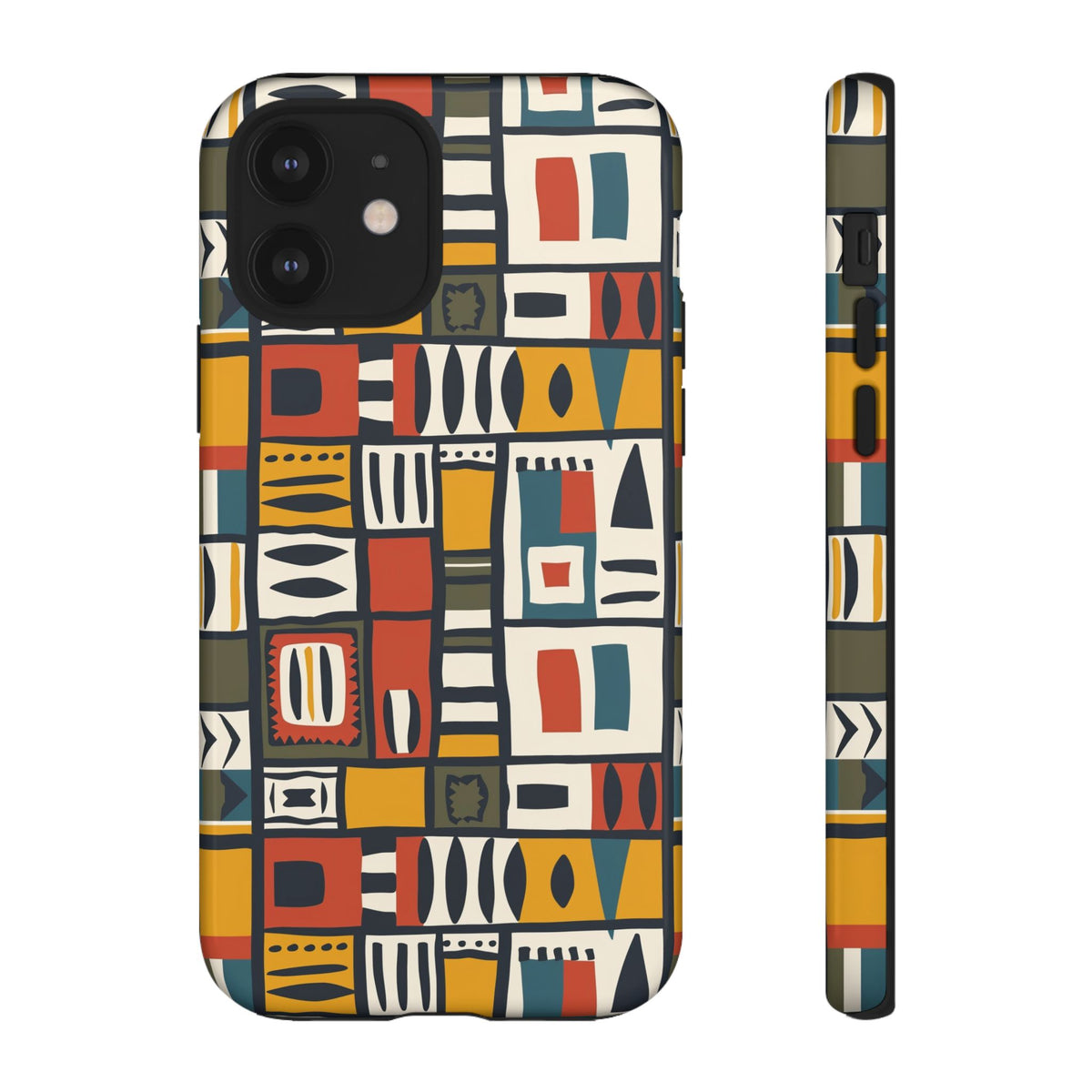 Stylish African Pattern Phone Case – Unique and Vibrant Protection 013