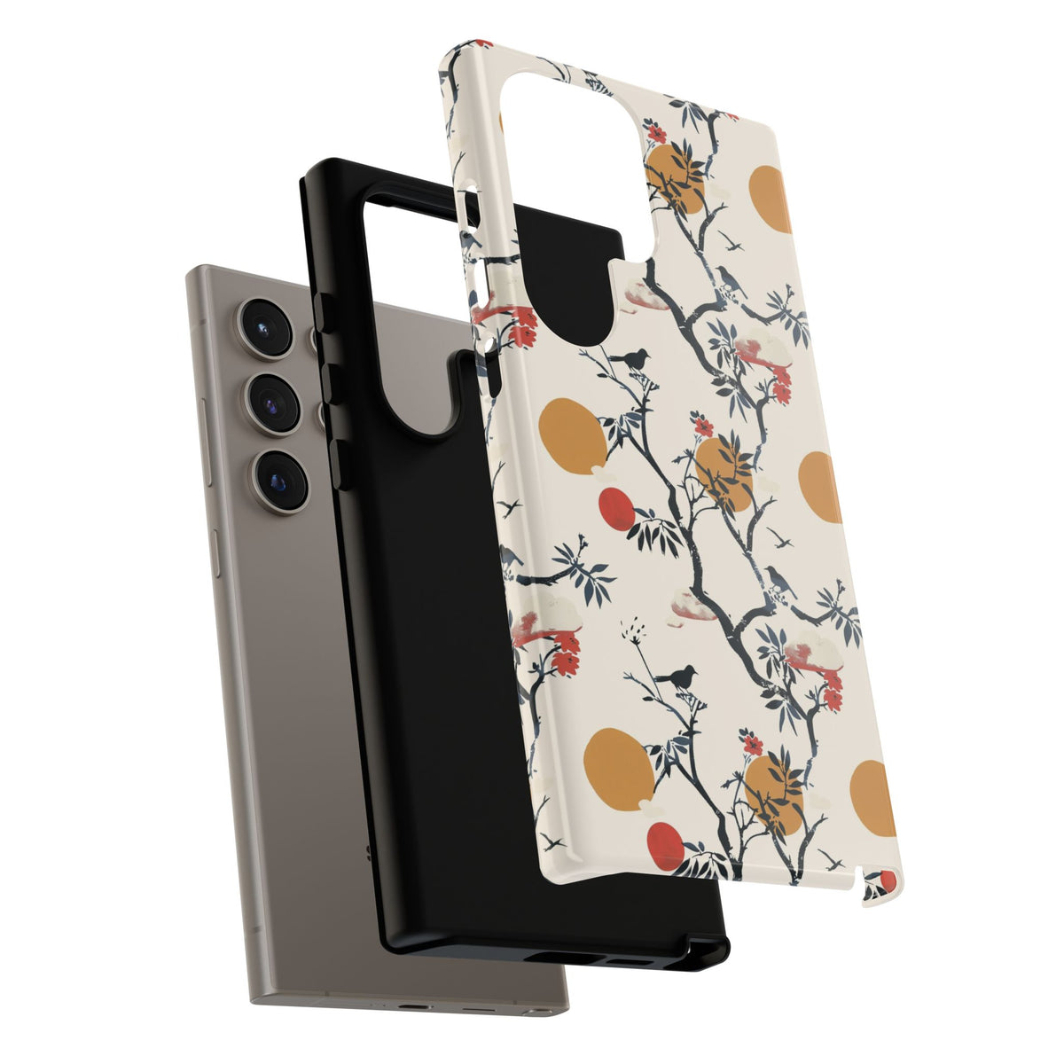 Japanese Pattern Phone Case – Elegant & Timeless Design for Your Phone 054