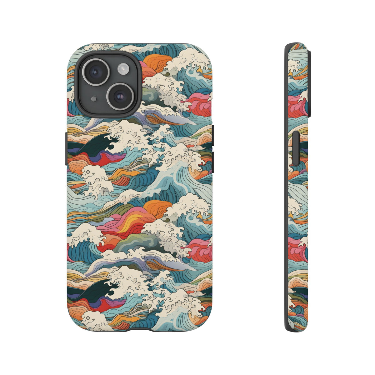 Japanese Waves Phone Case – Embrace Timeless Elegance with Classic Design 2