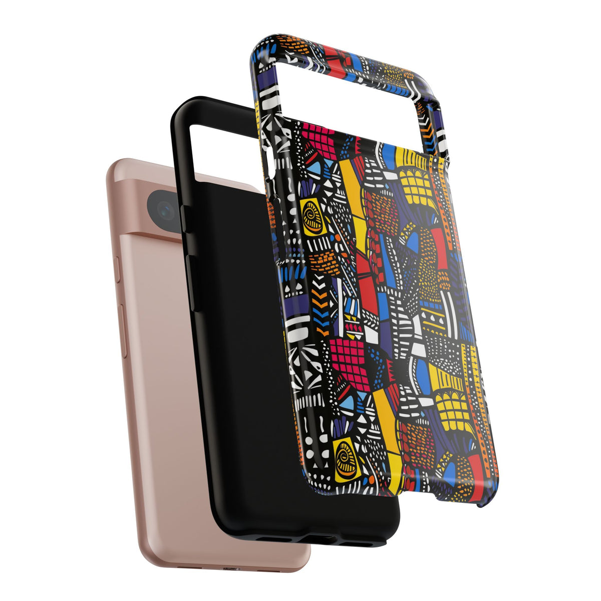 Stylish African Pattern Phone Case – Unique and Vibrant Protection 201