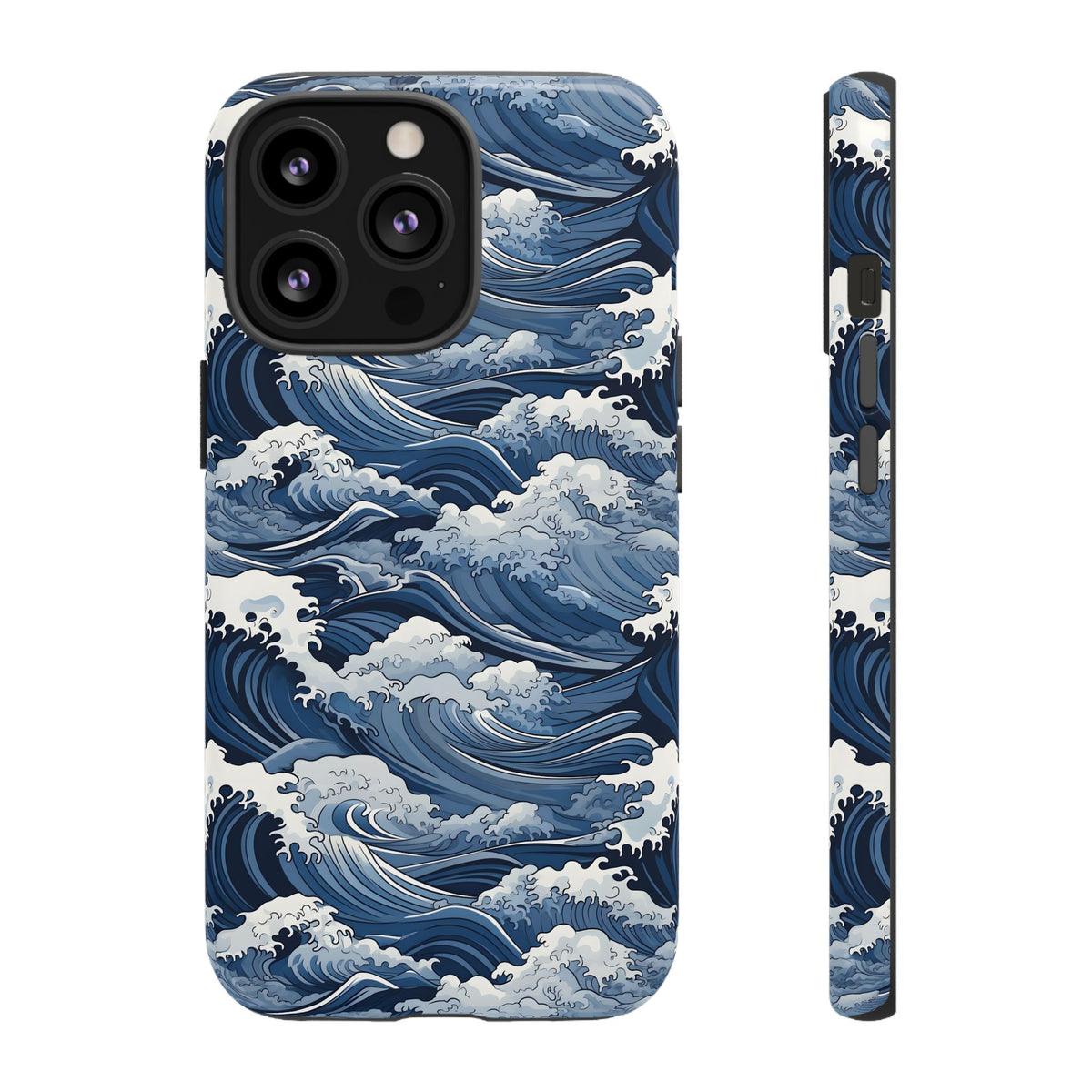 Japanese Waves Phone Case – Embrace Timeless Elegance with Classic Design