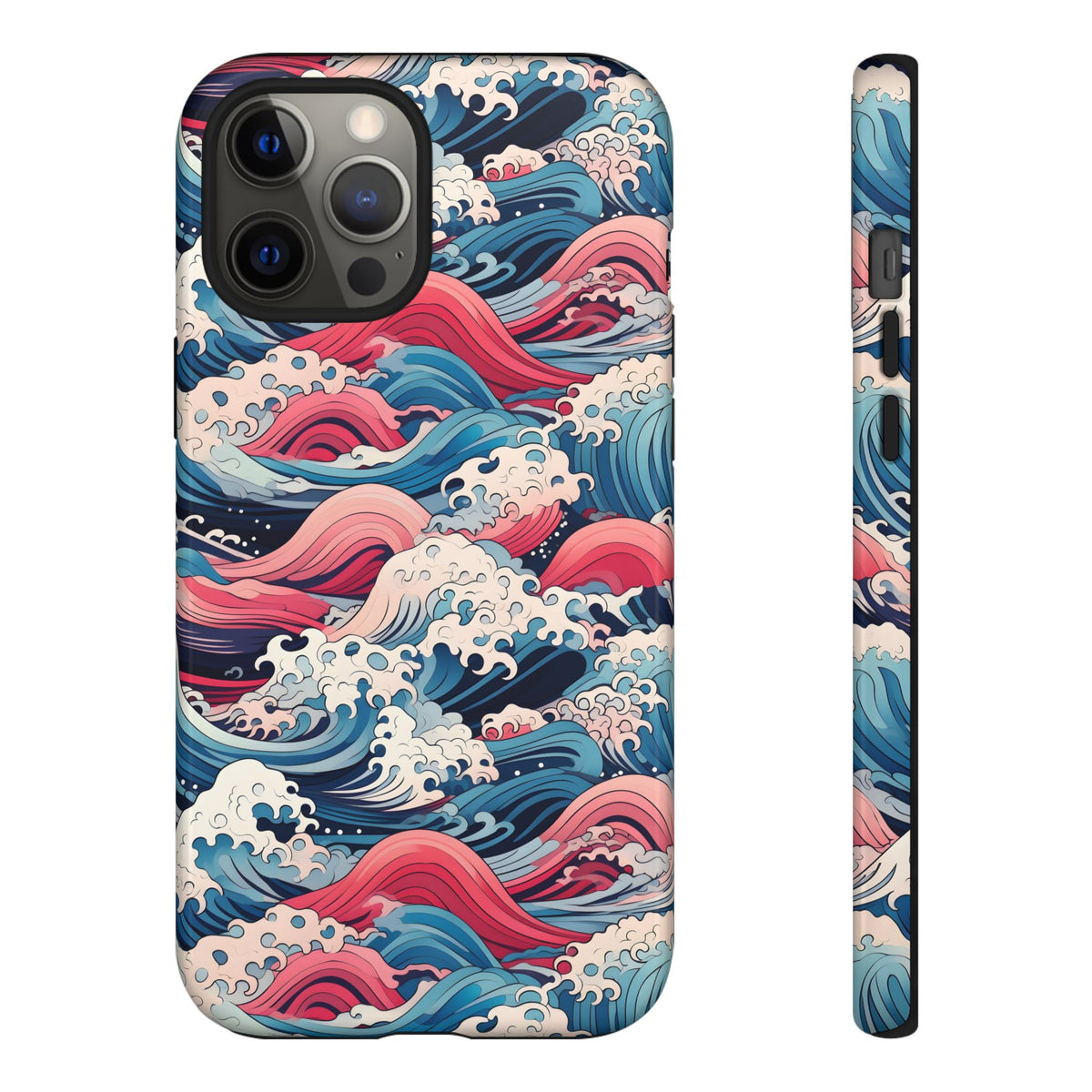 Japanese Waves Phone Case – Embrace Timeless Elegance with Classic Design 3