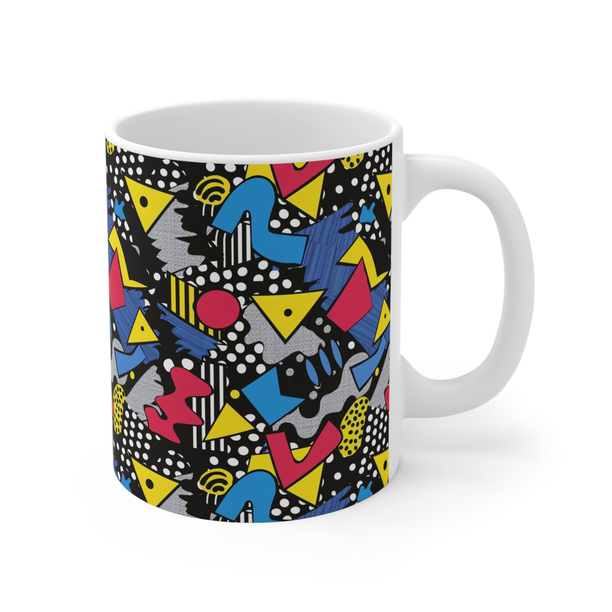 90s Retro Coffee Mug - Full Wrap Design 540