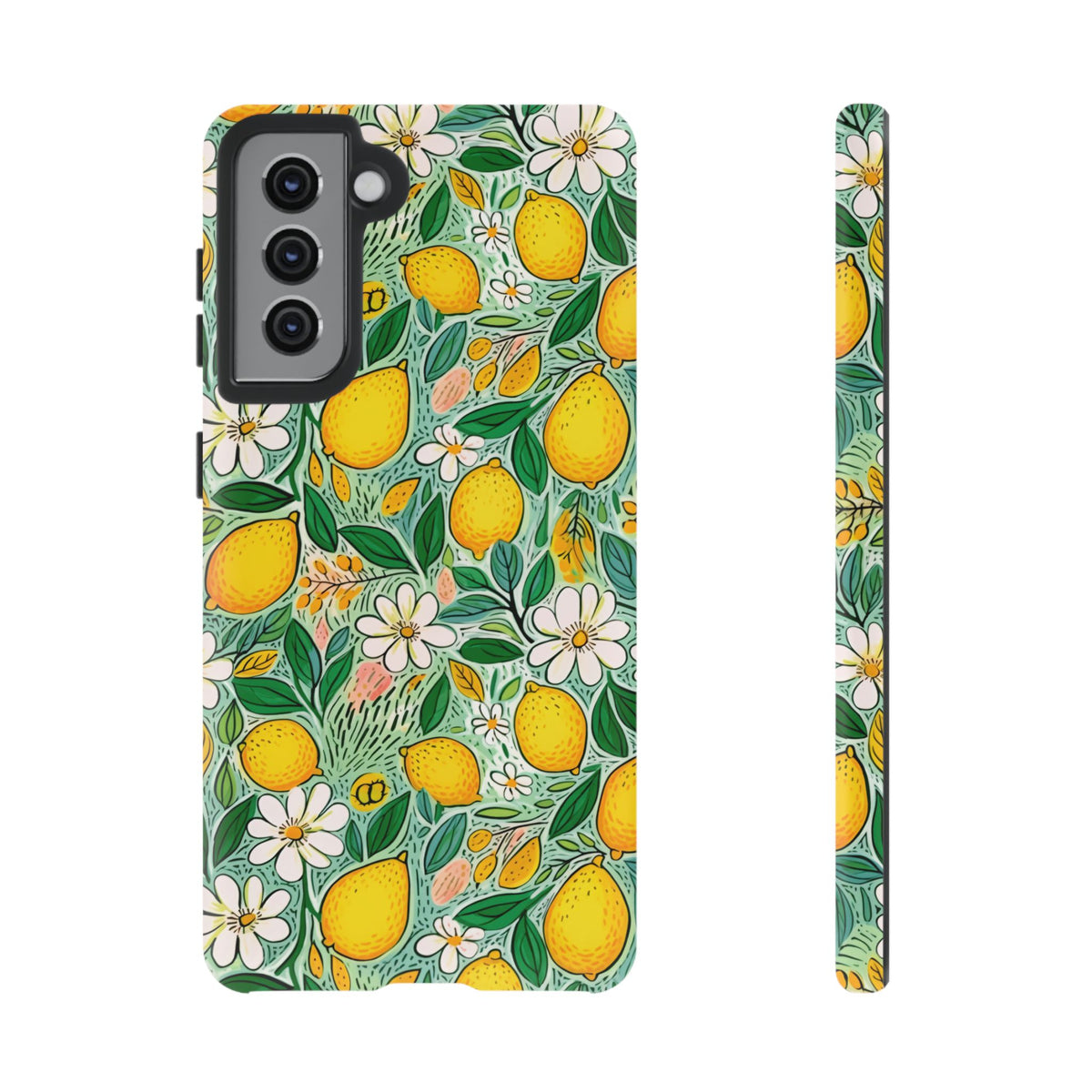 Cute Summer Lemons Phone Case – Refreshing Citrus Design for Your Phone 3