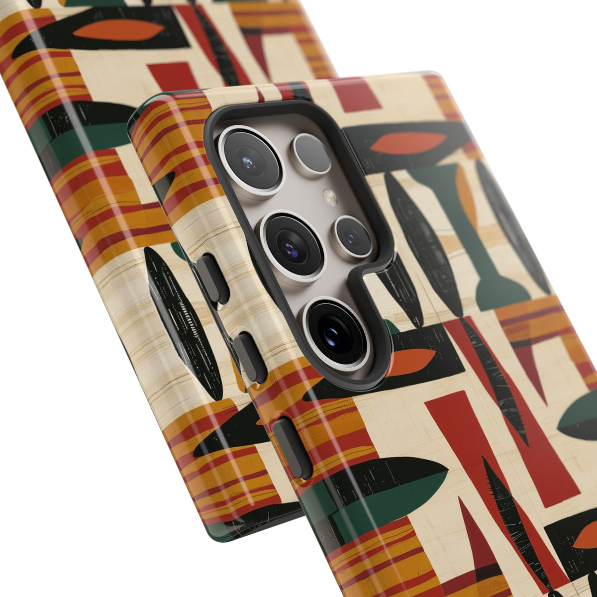 Stylish African Pattern Phone Case – Unique and Vibrant Protection 196