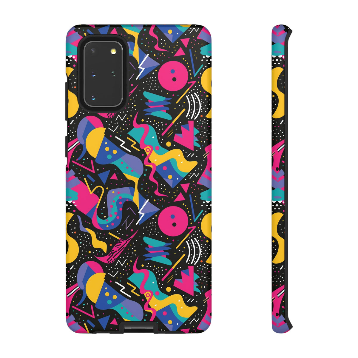 90s Themed Seamless Pattern Phone Case – Embrace Retro Style and Protection 302