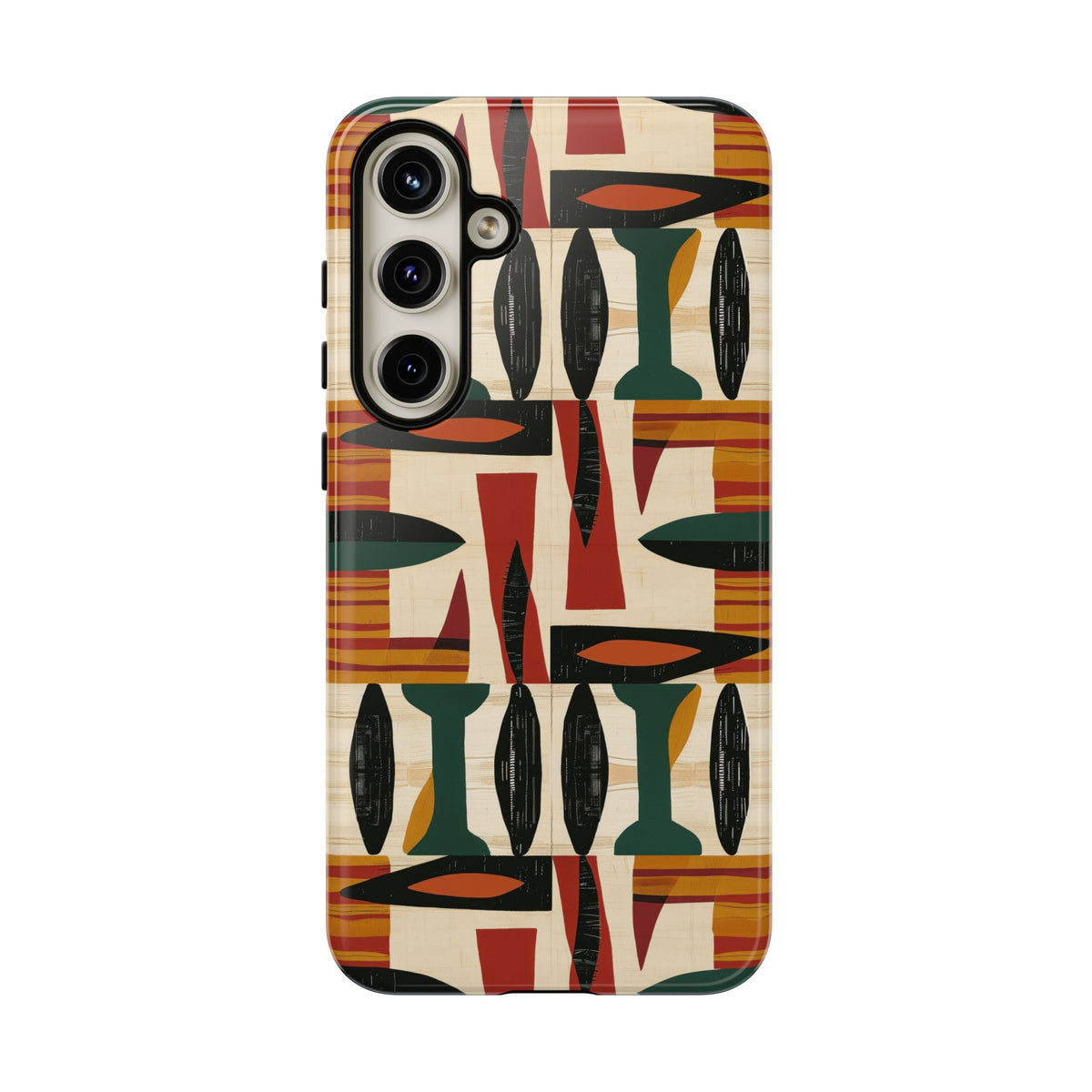 Stylish African Pattern Phone Case – Unique and Vibrant Protection 196