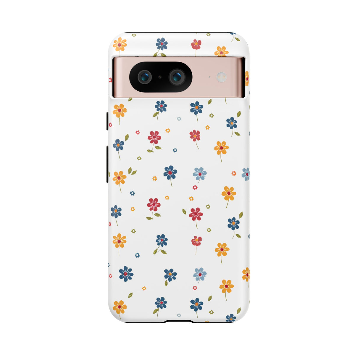 Wild Flowers Garden Stitch Phone Case – Nature-Inspired Floral Design