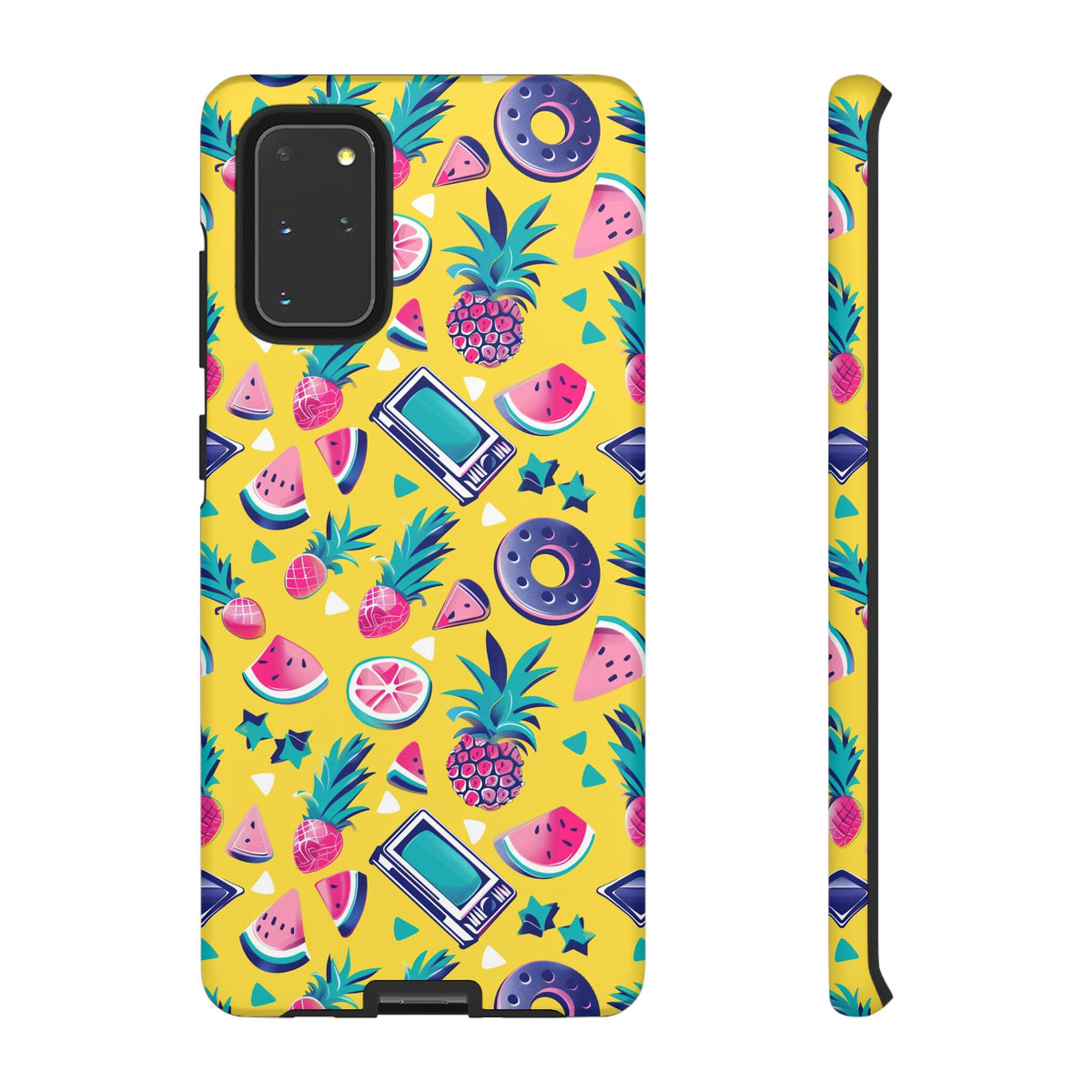 90s Themed Seamless Pattern Phone Case – Embrace Retro Style and Protection 255