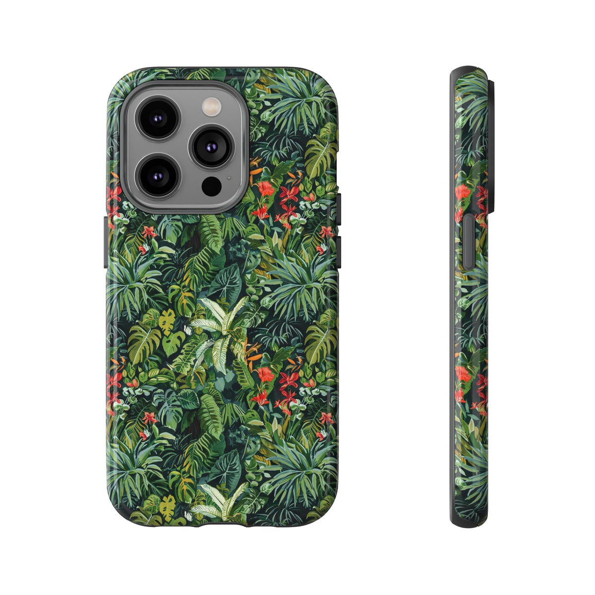 Jungle Pattern Phone Case – Exotic & Lush Design for Your Phone 323