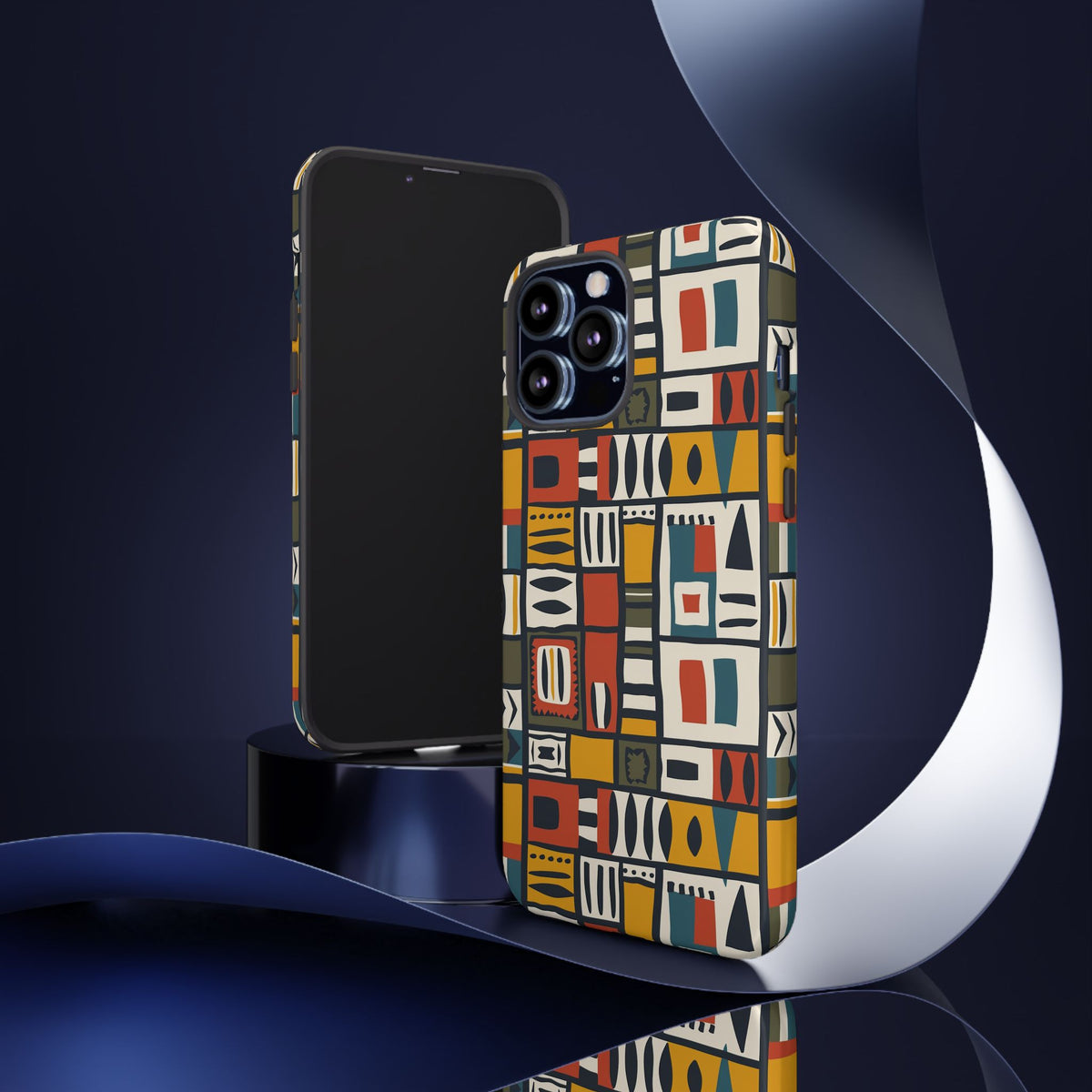 Stylish African Pattern Phone Case – Unique and Vibrant Protection 013