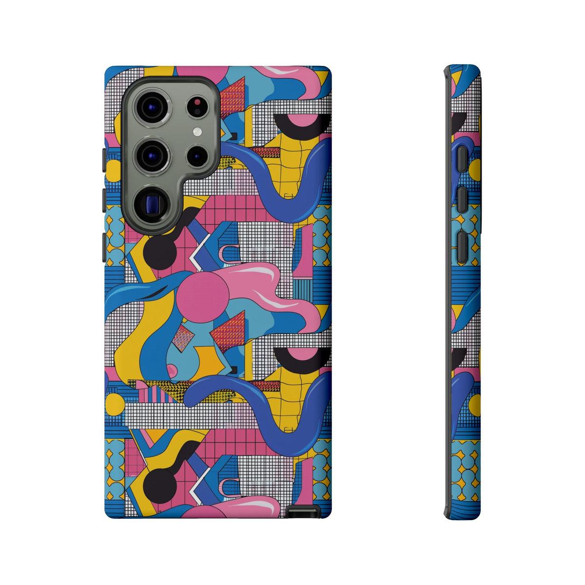 90s Themed Seamless Pattern Phone Case – Embrace Retro Style and Protection 224