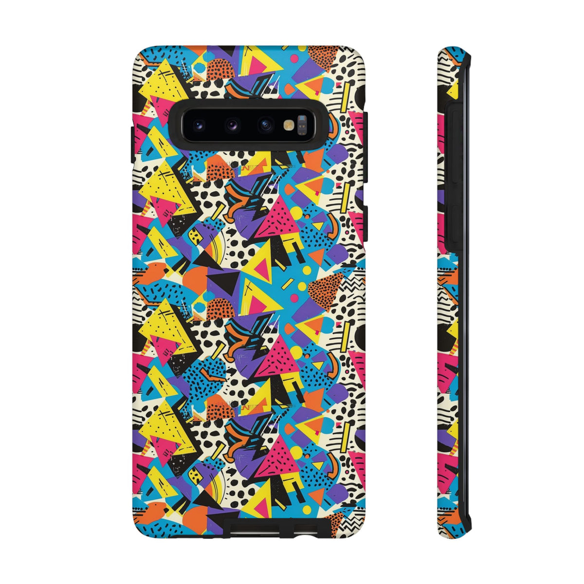 90s Themed Seamless Pattern Phone Case – Embrace Retro Style and Protection 231