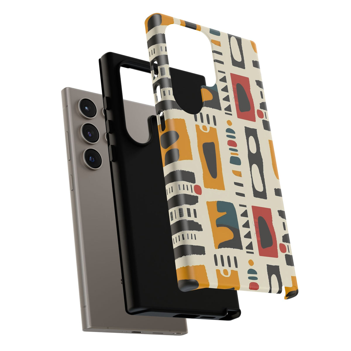 Stylish African Pattern Phone Case – Unique and Vibrant Protection 260