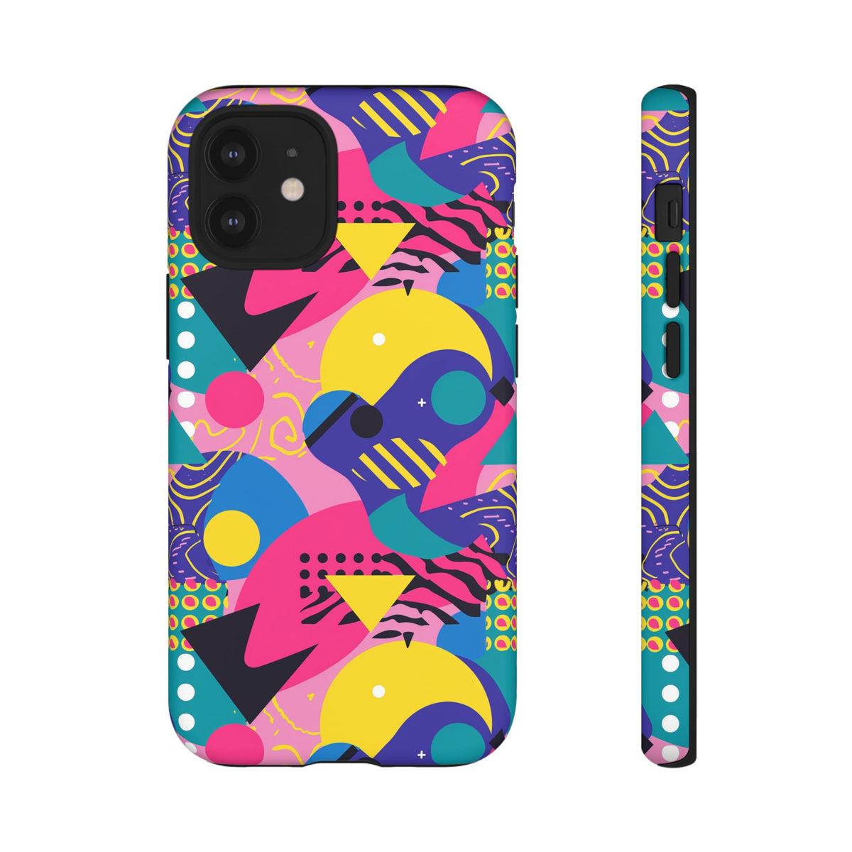 90s Themed Seamless Pattern Phone Case – Embrace Retro Style and Protection 283