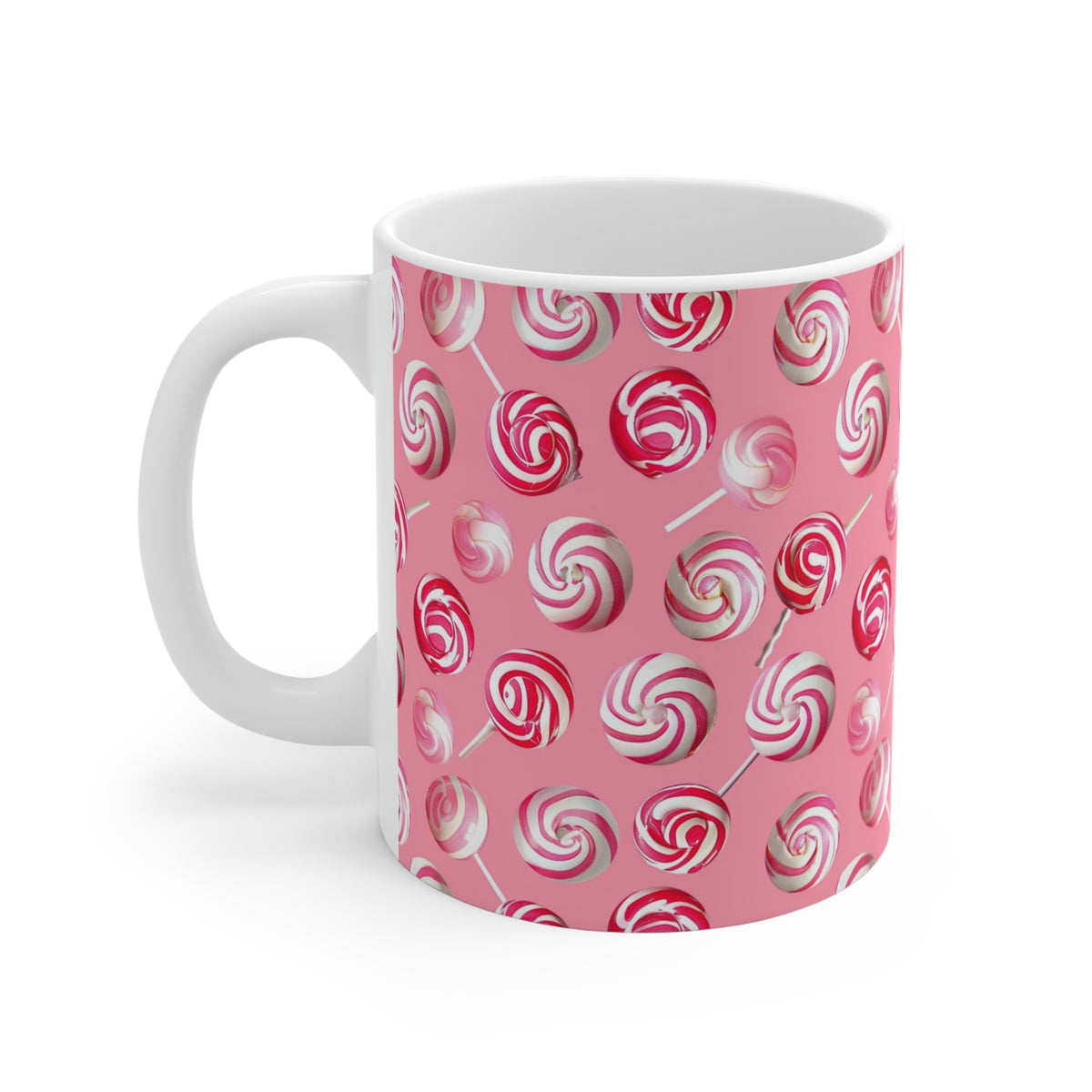 Colorful All-Over Candy Theme Coffee Mug Fun Ceramic Drinkware 410