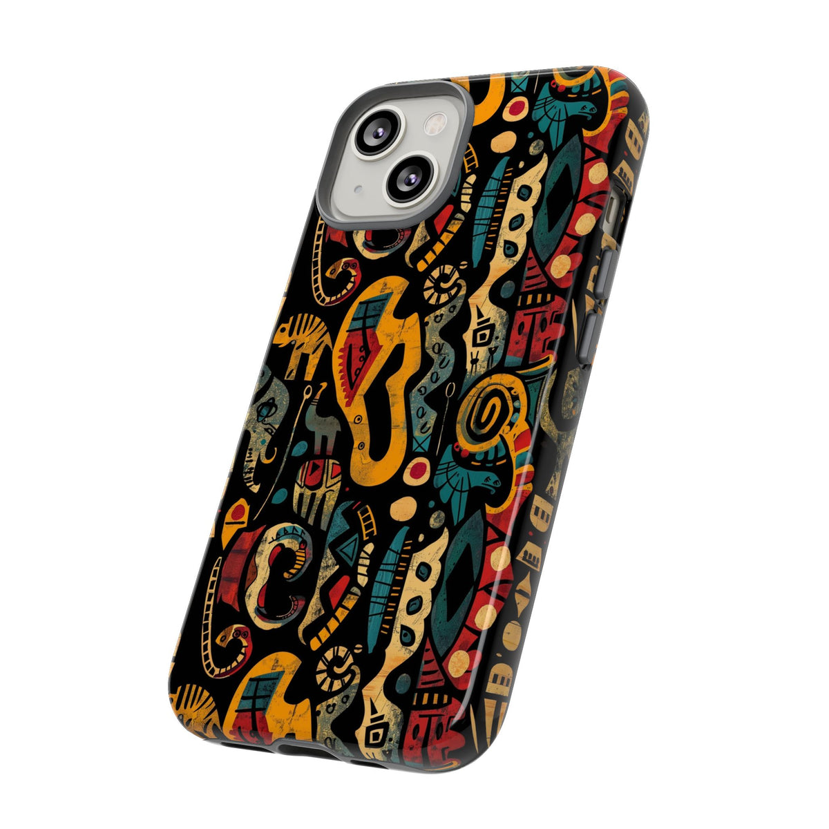 Stylish African Pattern Phone Case – Unique and Vibrant Protection 153