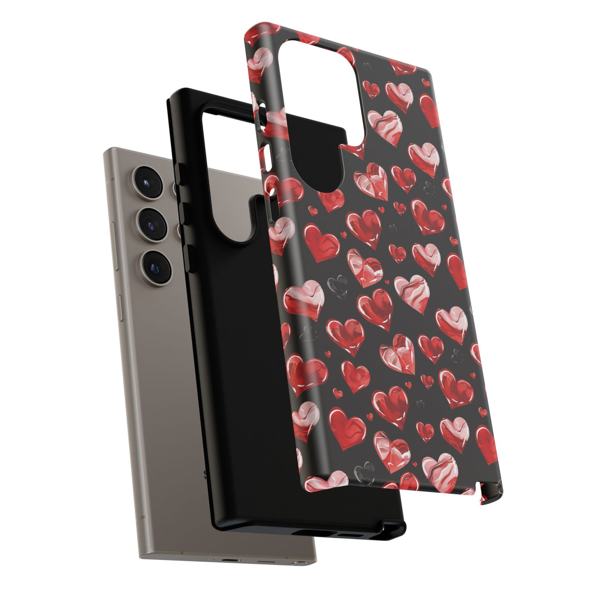 Heart Pattern Phone Case – Stylish & Loving Design for Your Device 365