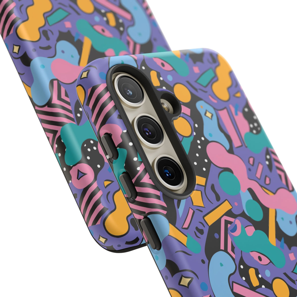 90s Themed Seamless Pattern Phone Case – Embrace Retro Style and Protection 234