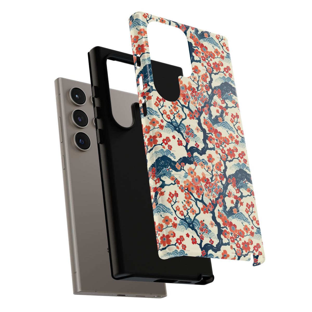 Japanese Pattern Phone Case – Elegant & Timeless Design for Your Phone 104