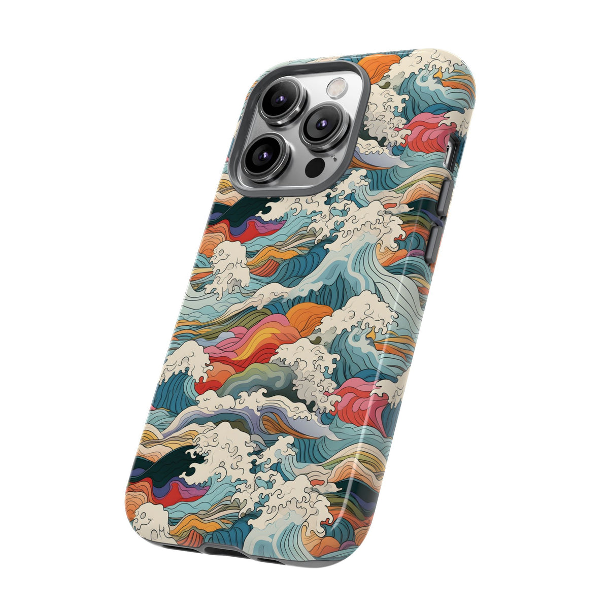 Japanese Waves Phone Case – Embrace Timeless Elegance with Classic Design 2