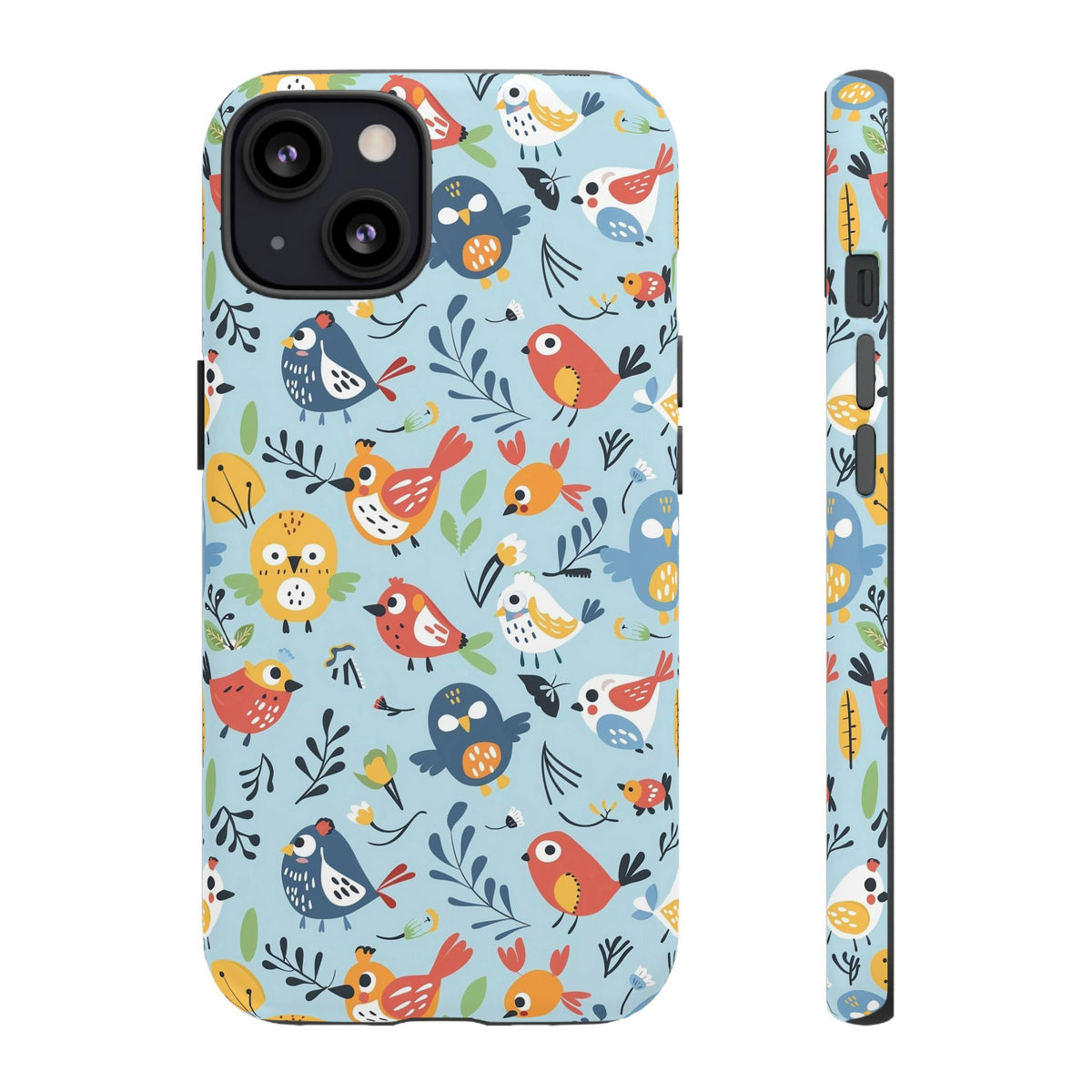 Birds Seamless Pattern Phone Case – Elegant and Timeless Avian Design 7