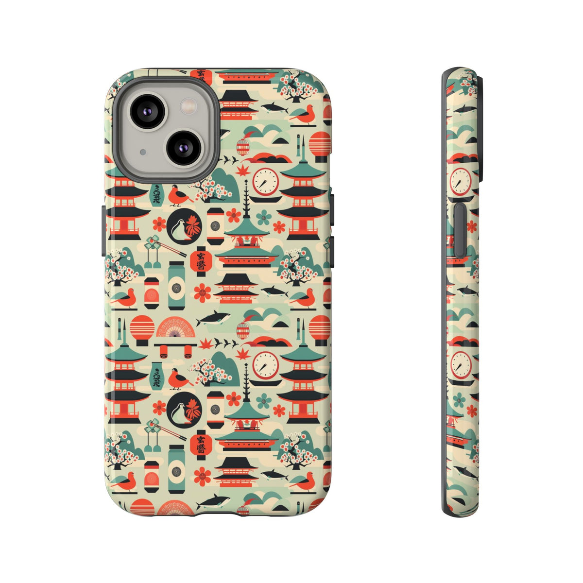 Japanese Pattern Phone Case – Elegant & Timeless Design for Your Phone 105