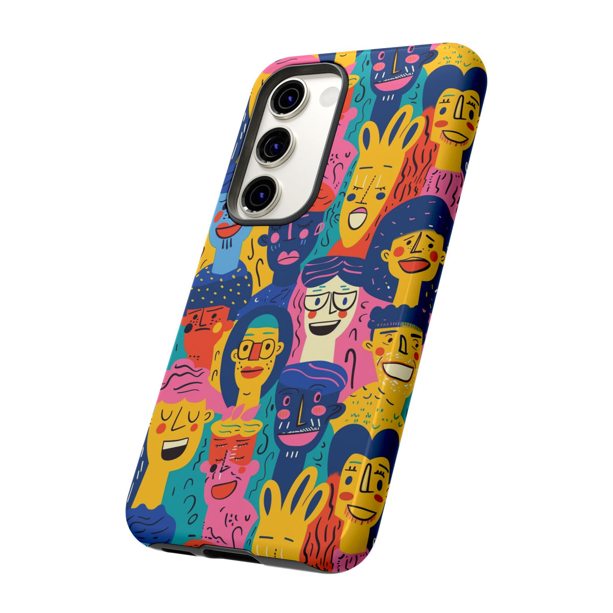 Happy Faces Phone Case – Joyful and Cheerful Design for a Bright Look 6