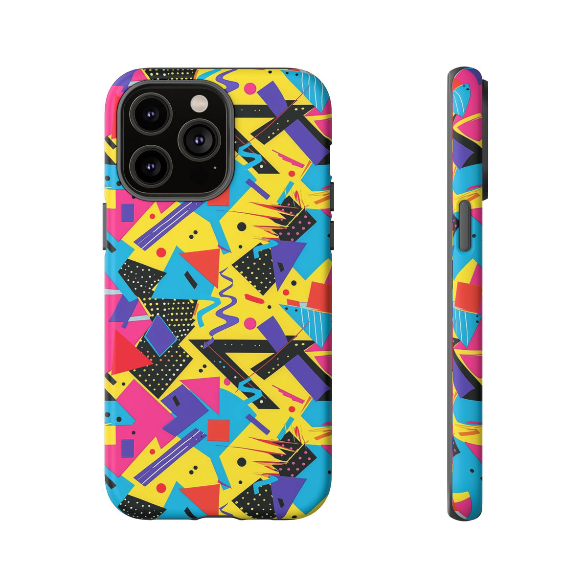 90s Themed Seamless Pattern Phone Case – Embrace Retro Style and Protection 223