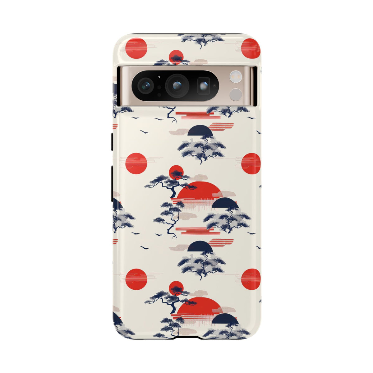 Japanese Pattern Phone Case – Elegant & Timeless Design for Your Phone 047