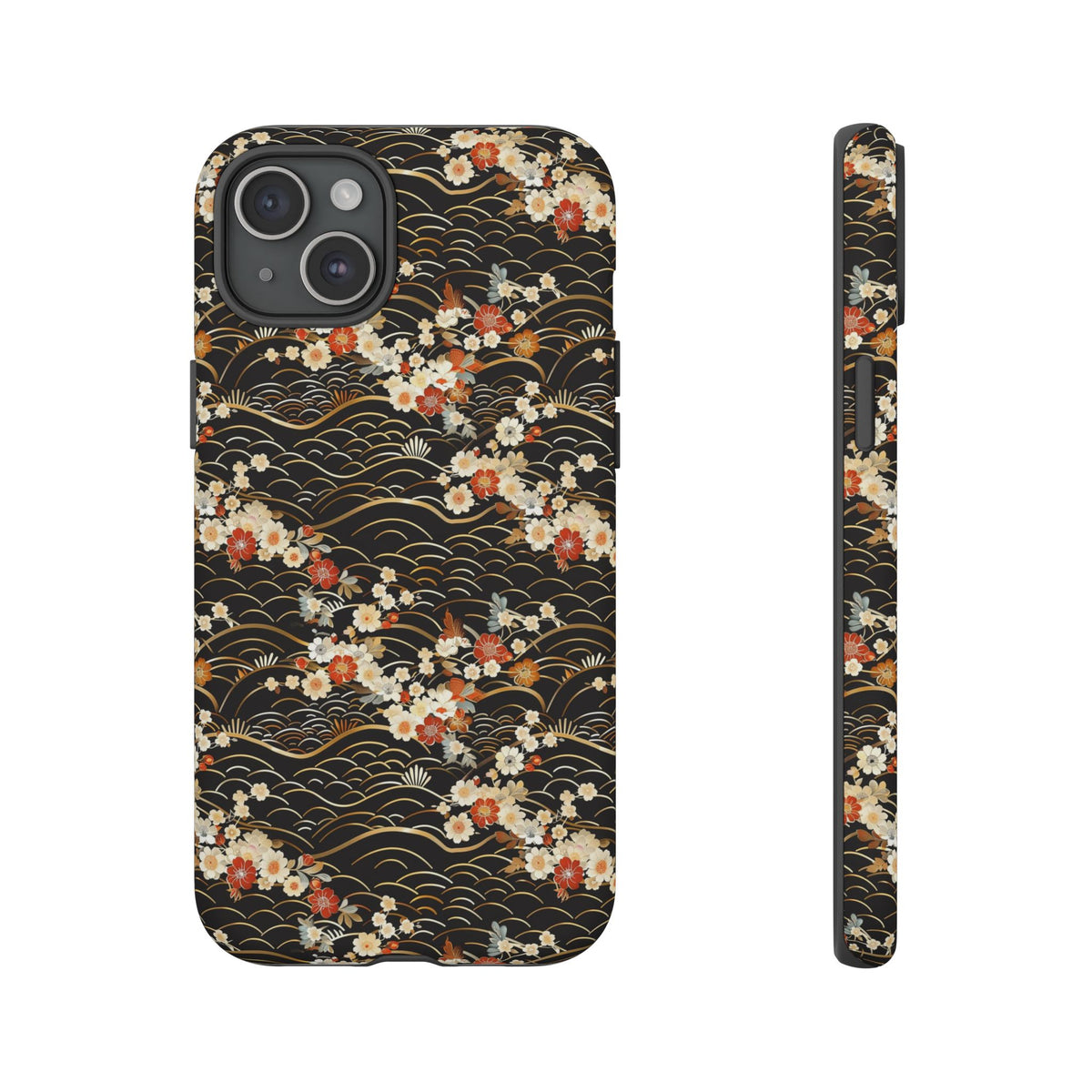 Japanese Pattern Phone Case – Elegant & Timeless Design for Your Phone 097