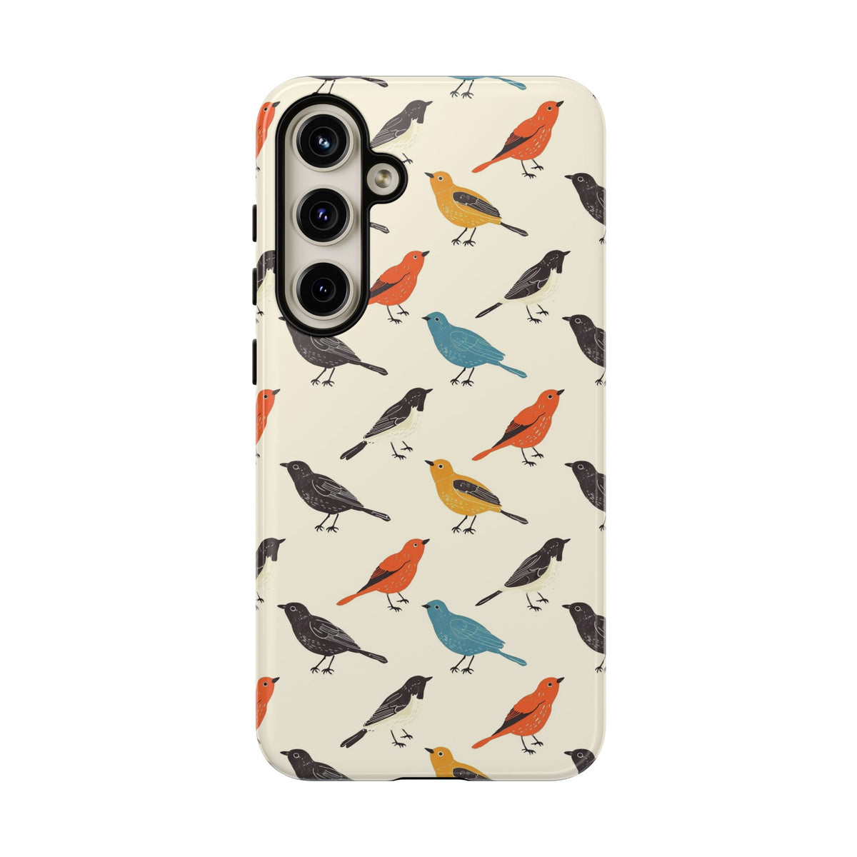 Birds Seamless Pattern Phone Case – Elegant and Timeless Avian Design 5