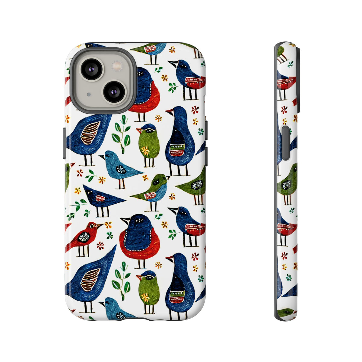 Birds Seamless Pattern Phone Case – Elegant and Timeless Avian Design 12