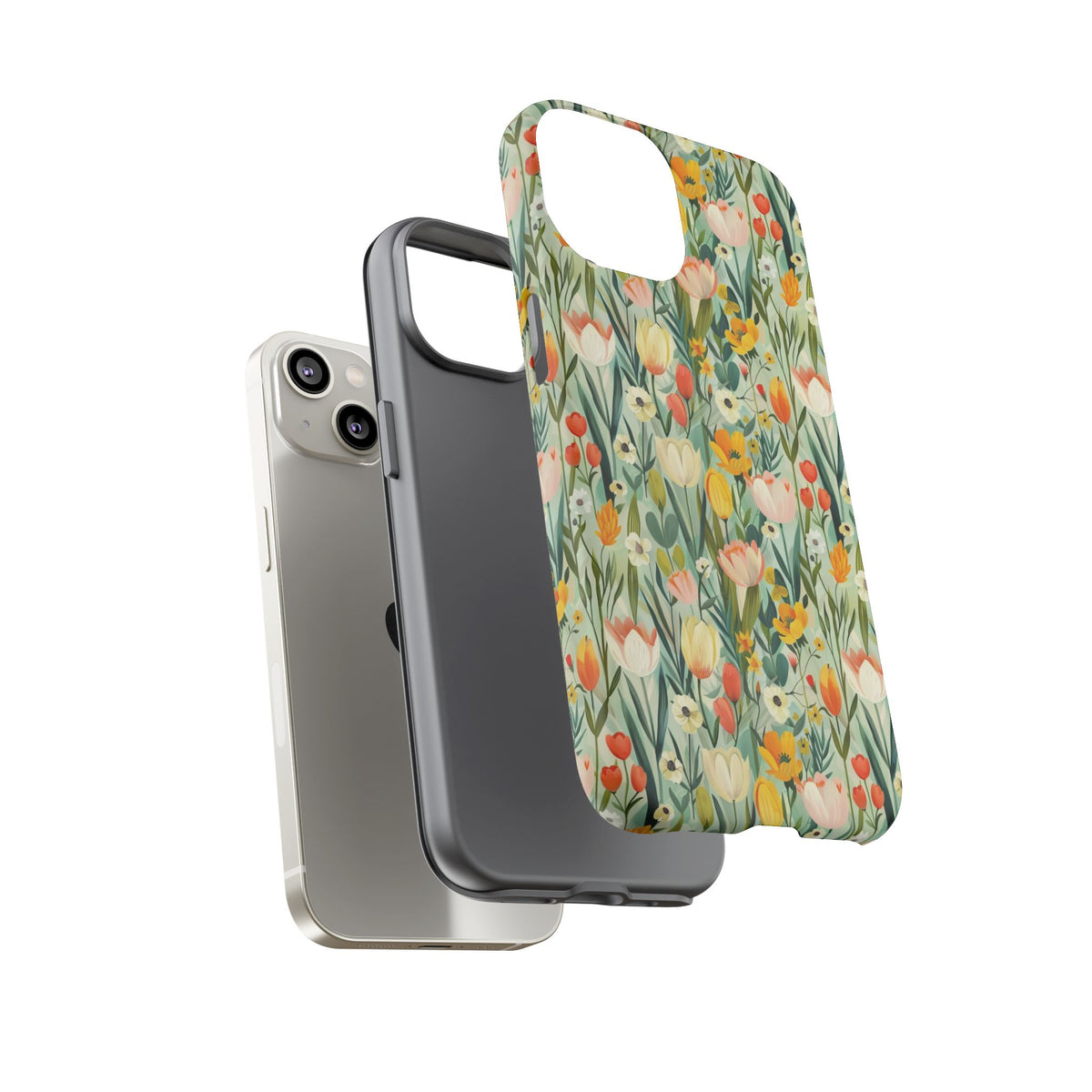 Spring Pattern Phone Case – Fresh & Vibrant Design for Your Phone 396