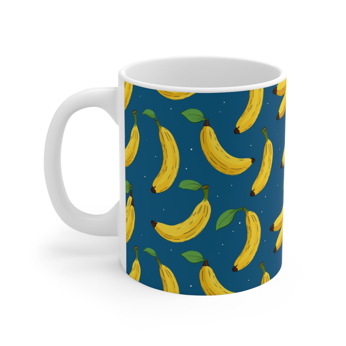 Vibrant Infinite Fruit Pattern Coffee Mug - Unique Ceramic Drinkware 1032