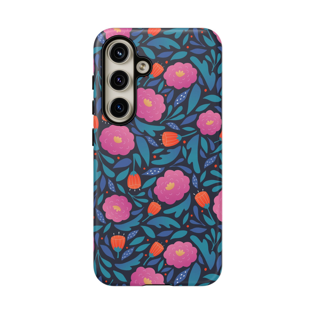 Colorful Little Flower Design Phone Case – Bright and Cheerful Floral Phone Cover 2