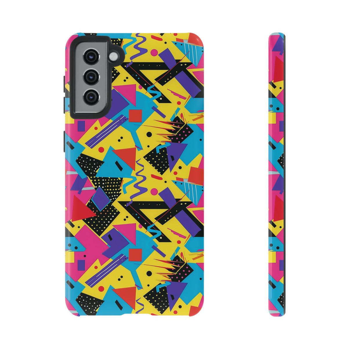 90s Themed Seamless Pattern Phone Case – Embrace Retro Style and Protection 223