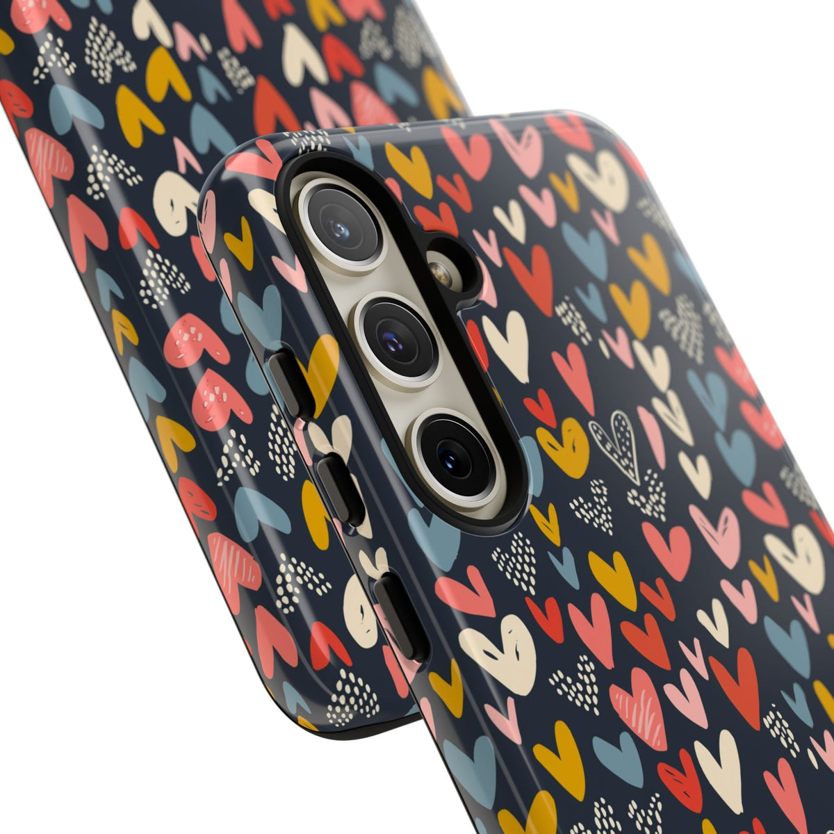 Heart Pattern Phone Case – Stylish & Loving Design for Your Device 816