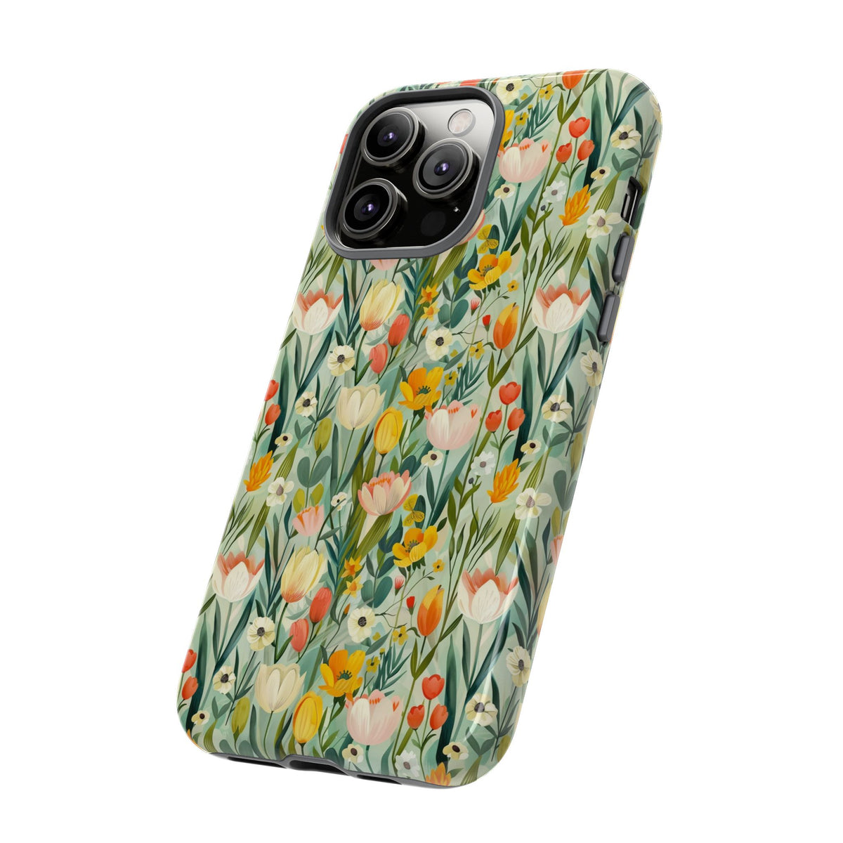 Spring Pattern Phone Case – Fresh & Vibrant Design for Your Phone 396